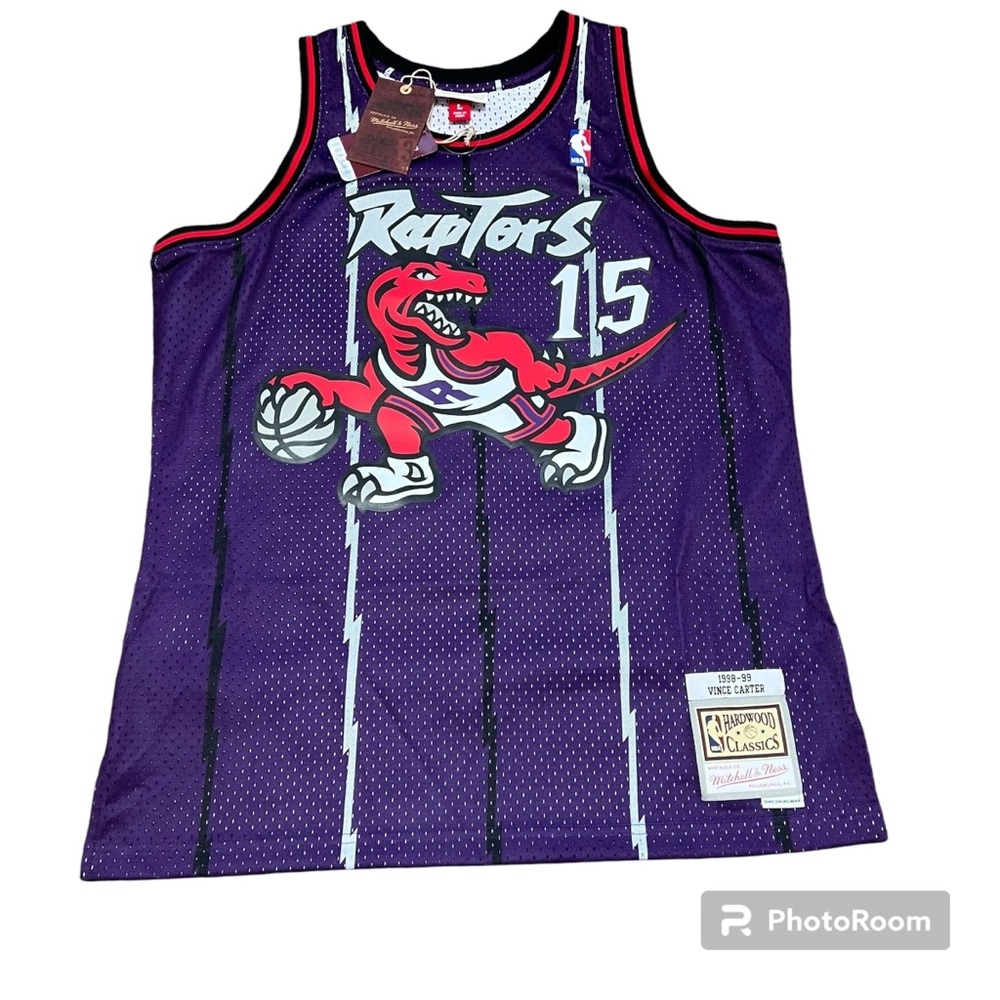 MITCHELL & NESS Swingman Vtg Jersey 1998-99 Raptors #15 Carter